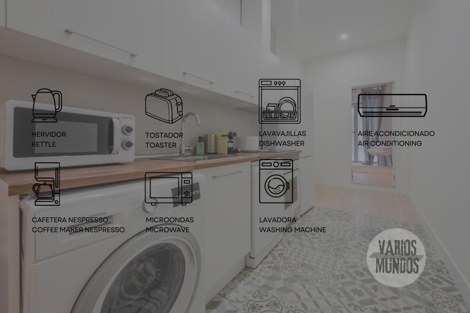 Nuevo Apt Para 7 Pax En Malasana - Gran Via E1 Apartment Madrid Ngoại thất bức ảnh